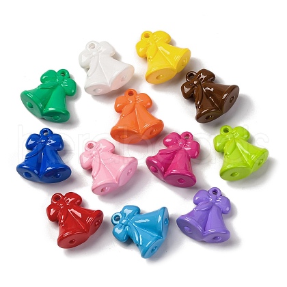 Baking Painted Opaque Acrylic Pendants MACR-F080-17-1