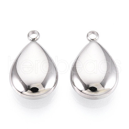 304 Stainless Steel Pendants STAS-T065-79P-1