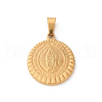 201 Stainless Steel Pendants STAS-C130-04B-G-1