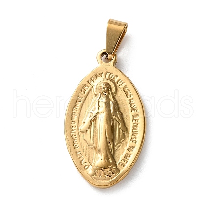201 Stainless Steel Pendants STAS-U053-08C-G-1