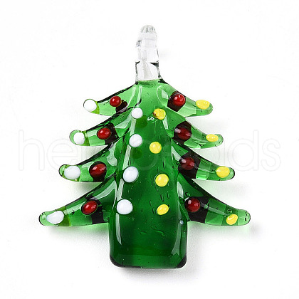 Handmade Lampwork Pendants LAMP-T023-12C-1
