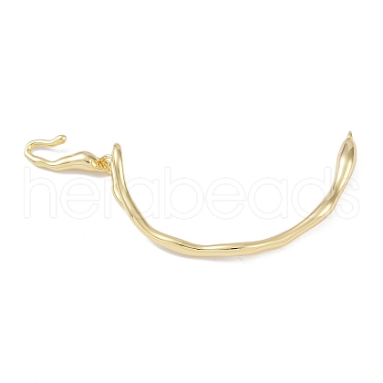 Brass Toggle Clasps KK-U020-08G-1