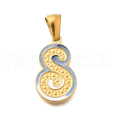 304 Stainless Steel Pendants STAS-K297-01G-S-1