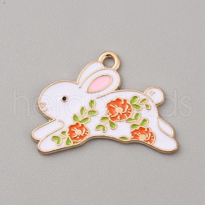 Alloy Enamel Pendants ENAM-CJC0004-40C-1