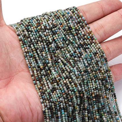 Natural Chrysocolla Beads Strands G-RM2025-C09-A-1