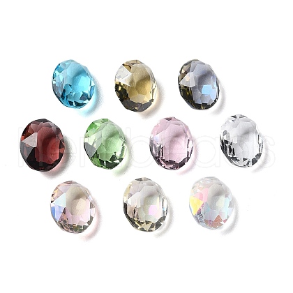 Transparent Glass Rhinestone Cabochons RGLA-B003-04A-1