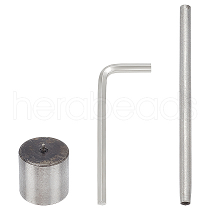 Steel Leather Puncher Hole Drilling Tool AJEW-WH0471-153A-1