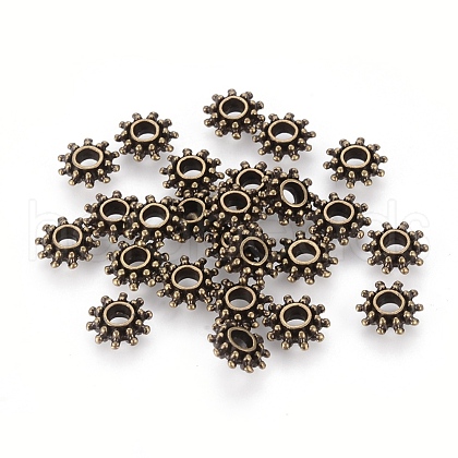 Tibetan Style Spacer Beads MLFH10384Y-NF-1
