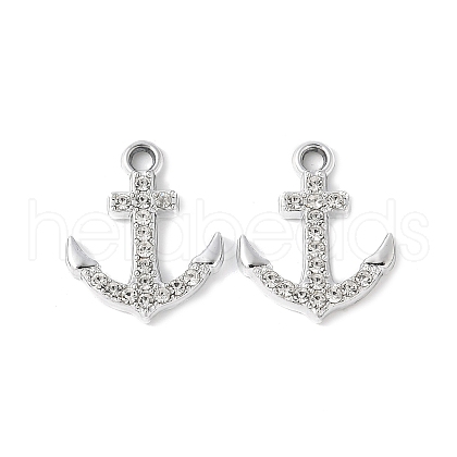 Alloy Crystal Rhinestone Pendants PALLOY-E775-20P-1