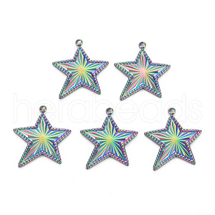 201 Stainless Steel Pendants STAS-S119-031-1
