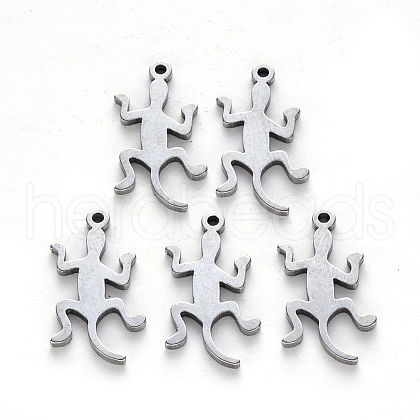Tarnish Resistant 201 Stainless Steel Pendants STAS-N092-48-1