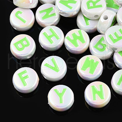 UV Plating Enamel Acrylic Beads PACR-N015-01C-1