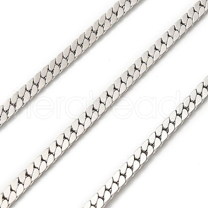 304 Stainless Steel Curb Chains CHS-A016-36P-A-1