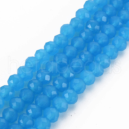 Glass Beads Strands EGLA-A034-J6mm-D09-1