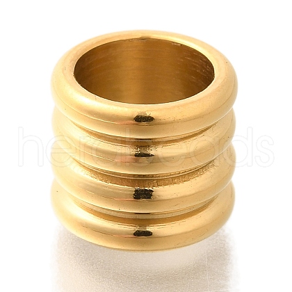 304 Stainless Steel European Beads STAS-G350-38G-1