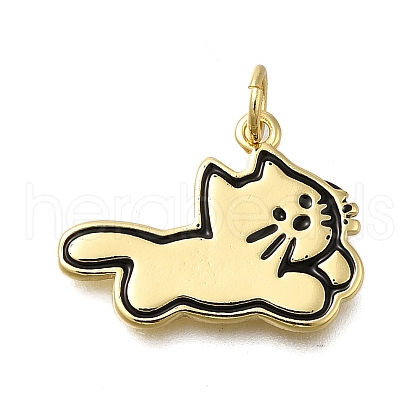 Rack Plating Brass Pendants KK-V002-16G-1