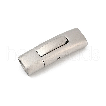 304 Stainless Steel Snap Lock Clasps STAS-U055-02E-P-1