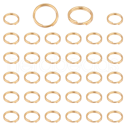 Unicraftale 100Pcs 304 Stainless Steel Split Rings STAS-UN0060-31-1