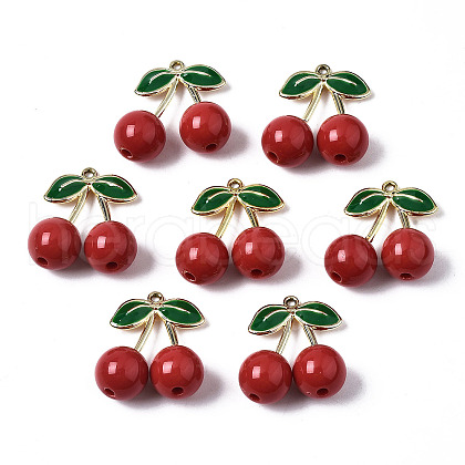 Alloy Enamel Pendants X-ENAM-N056-186-1