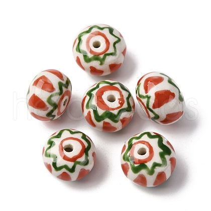 Handmade Porcelain Beads PORC-Q004-01C-1