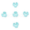 Resin Imitation Pearl Bead Caps RESI-N036-01A-02-1