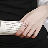 Rotatable Finger Cuff Rings for Women RJEW-S402-01P-3