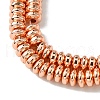 Electroplated Synthetic Non-Magnetic Hematite Beads Strands G-H020-J01-01-3
