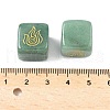 4Pcs 4 Styles Natural Green Aventurine Display Decorations G-F786-03A-05-3