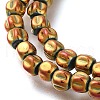 Electroplated Synthetic Non-magnetic Hematite Beads Strands G-C154-A01-01G-3