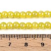 Electroplate Opaque Glass Beads Strands GLAA-T032-P4mm-AB16-4