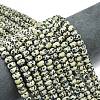 Natural Dalmatian Jasper Beads Strands G-P575-A01-8x5mm-1