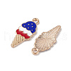 Alloy Enamel Pendants ENAM-K067-39-3