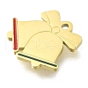 Christmas Themed Ion Plating(IP) 304 Stainless Steel Enamel Charms STAS-B075-36G-01-2