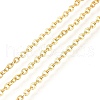 Rack Plating Brass Cable Chains CHC-M001-01G-02-1