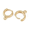 Brass Hoop Earring Findings KK-P310-26A-G-2