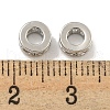 Brass Cubic Zirconia Spacer Beads KKB-L215-020P-2