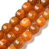 Dyed Natural Agate Beads Strands G-H087-E01-01C-2