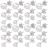 SOFPLATE 120Pcs 3 Size 304 Stainless Steel Stud Earring Findings STAS-SP0001-51P-1