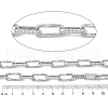 304 Stainless Steel Textured Oval Link Chains CHS-Z005-03P-3