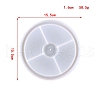 Flat Round Food Grade Silicone Incense Holder Molds SIMO-PW0006-048-2