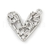 Brass Micro Pave Cubic Zirconia Pendants KK-G526-18P-1