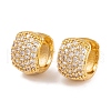 Rack Plating Brass Cubic Zirconia Earrings EJEW-S219-12G-02-1