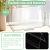 Name Plastic Table Top Display Stand ODIS-WH0070-86B-2