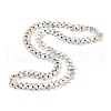 Transparent Electroplate Glass Beads Strands X-EGLA-E030-01O-2