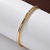 304 Stainless Steel Plain Bangles for Women BJEW-S161-13G-2