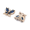 Brass Glass Connector Charms X-KK-B125-08G-02-3