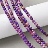 Dyed Natural Regalite/Imperial Jasper/Sea Sediment Jasper Beads Strands G-B124-C05-07-5