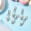 Angel Glass Pearl Pendnat Pendant HJEW-JM02332-2