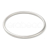 Non-Tarnish 304 Stainless Steel Simple Roung Ring Bangles for Women BJEW-F461-01G-P-2