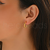 Simple S925 Sterling Silver Clear Cubic Zirconia Line Stud Earrings AD9840-5